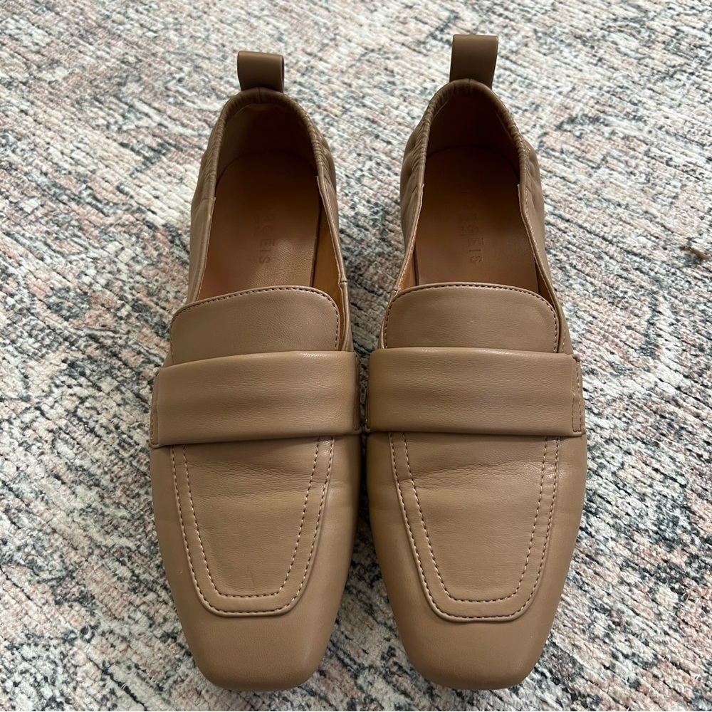 Torgeis Women's Kamella Loafers Size 8.5 Tan Faux Leather